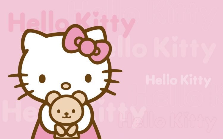 Detail Gambar Hello Kitty Pegang Bunga Nomer 10