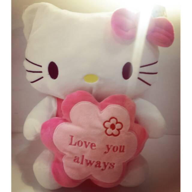 Detail Gambar Hello Kitty Pegang Bunga Nomer 16