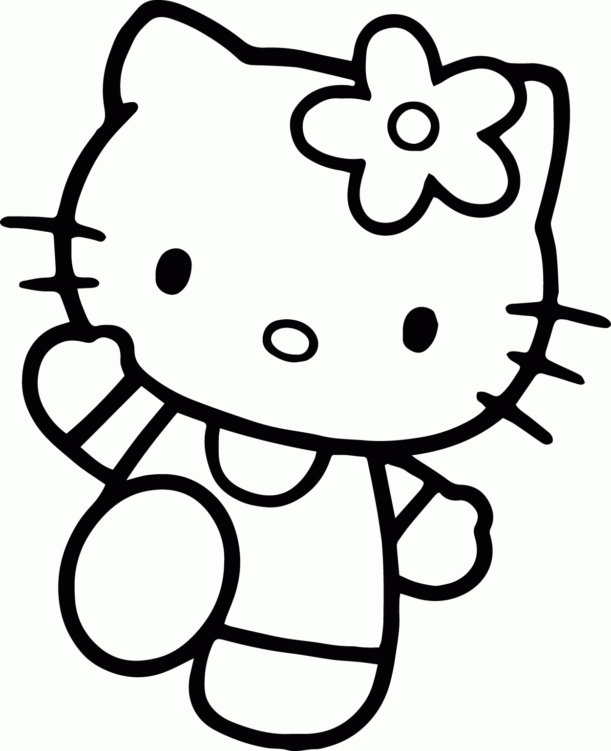 Detail Gambar Hello Kitty Sketsa Nomer 19