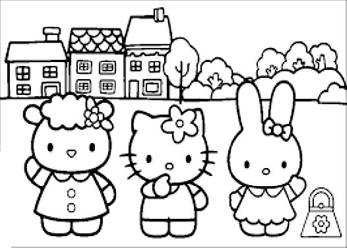 Detail Gambar Hello Kitty Sketsa Nomer 25