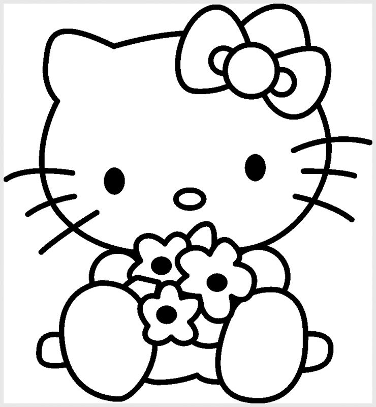 Detail Gambar Hello Kitty Sketsa Nomer 39