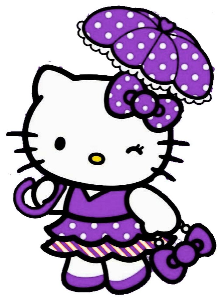 Download Gambar Hello Kitty Ungu Nomer 2