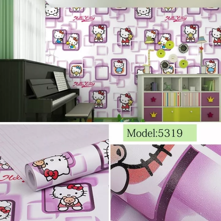 Detail Gambar Hello Kitty Ungu Nomer 30