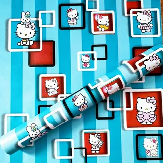 Detail Gambar Hello Kitty Warna Biru Nomer 17