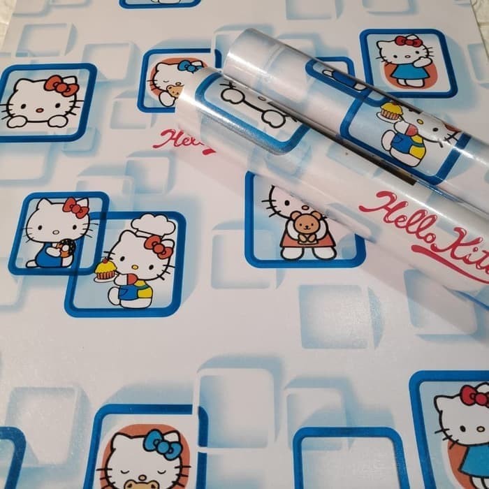 Detail Gambar Hello Kitty Warna Biru Nomer 29