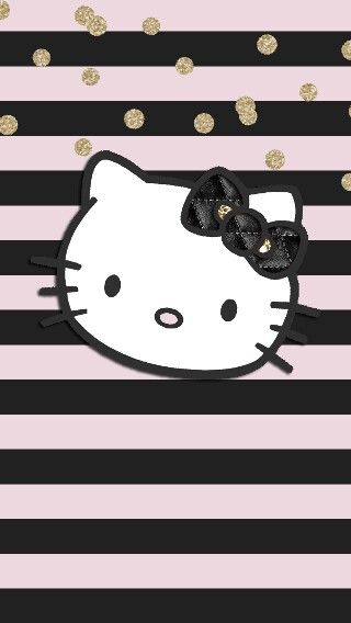 Detail Gambar Hello Kitty Warna Hitam Putih Nomer 32