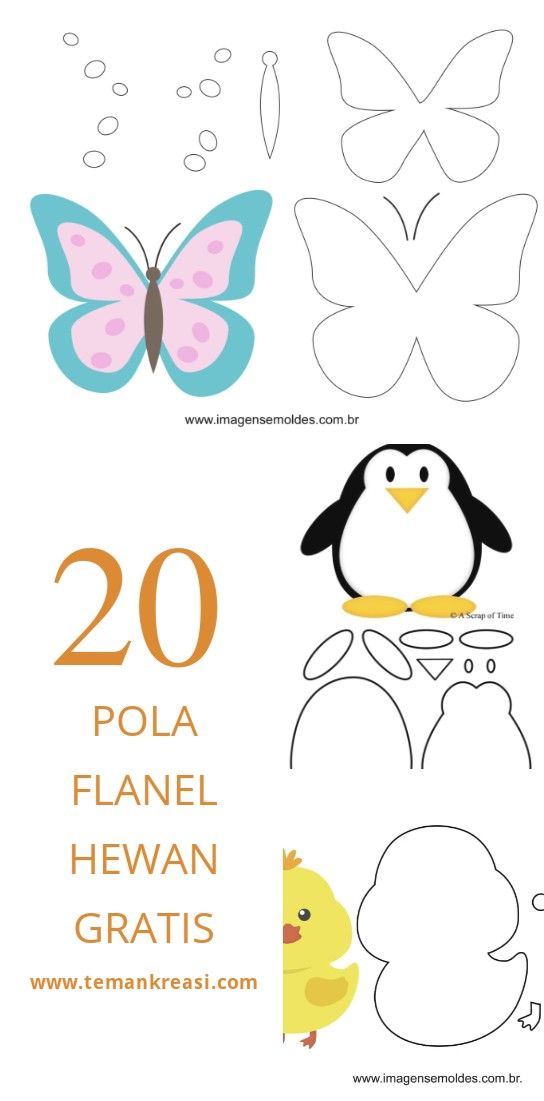 Detail Gambar Hewan Untuk Pola Boneka Nomer 10