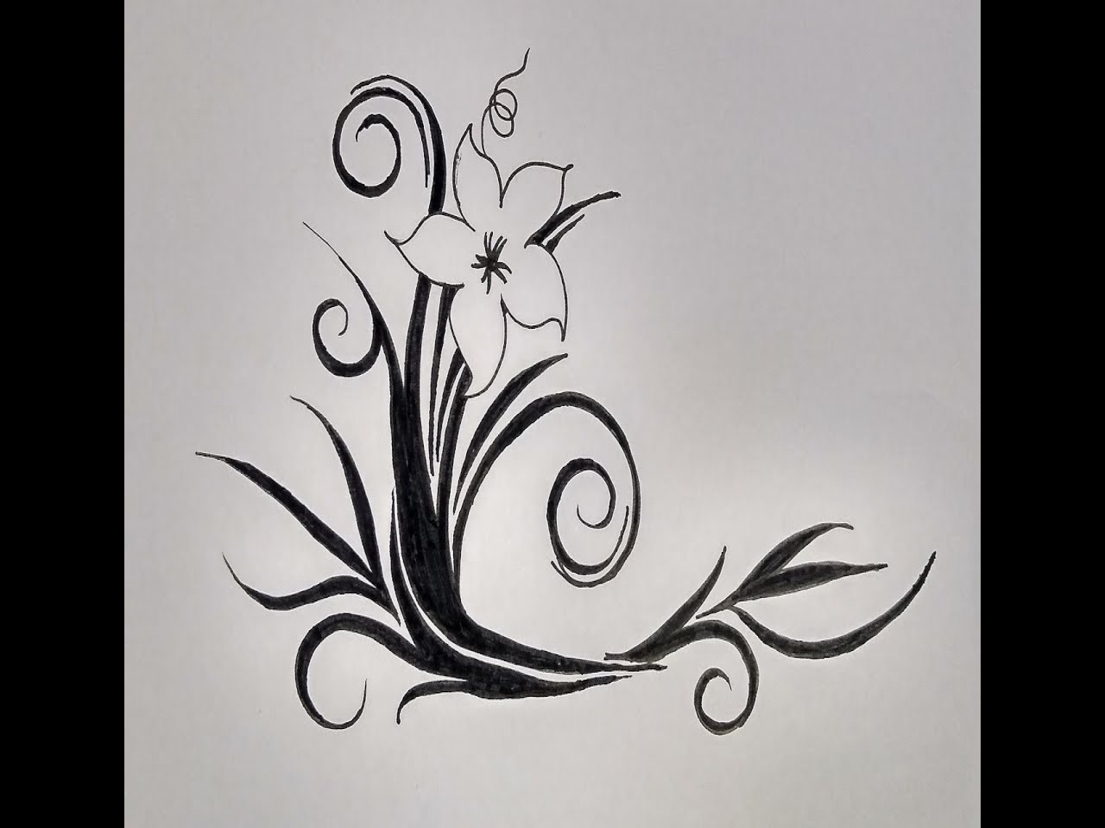 Detail Gambar Hiasan Bunga Kaligrafi Nomer 2