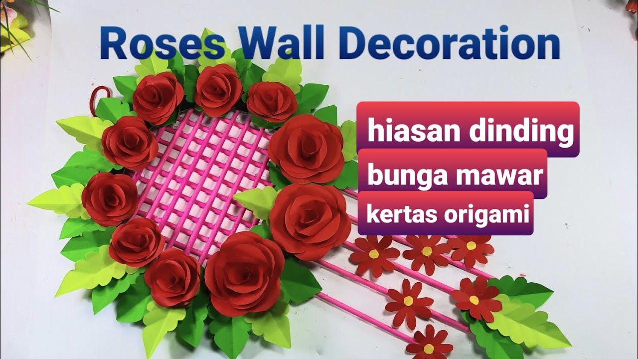 Detail Gambar Hiasan Dinding Bunga Mawar Nomer 53