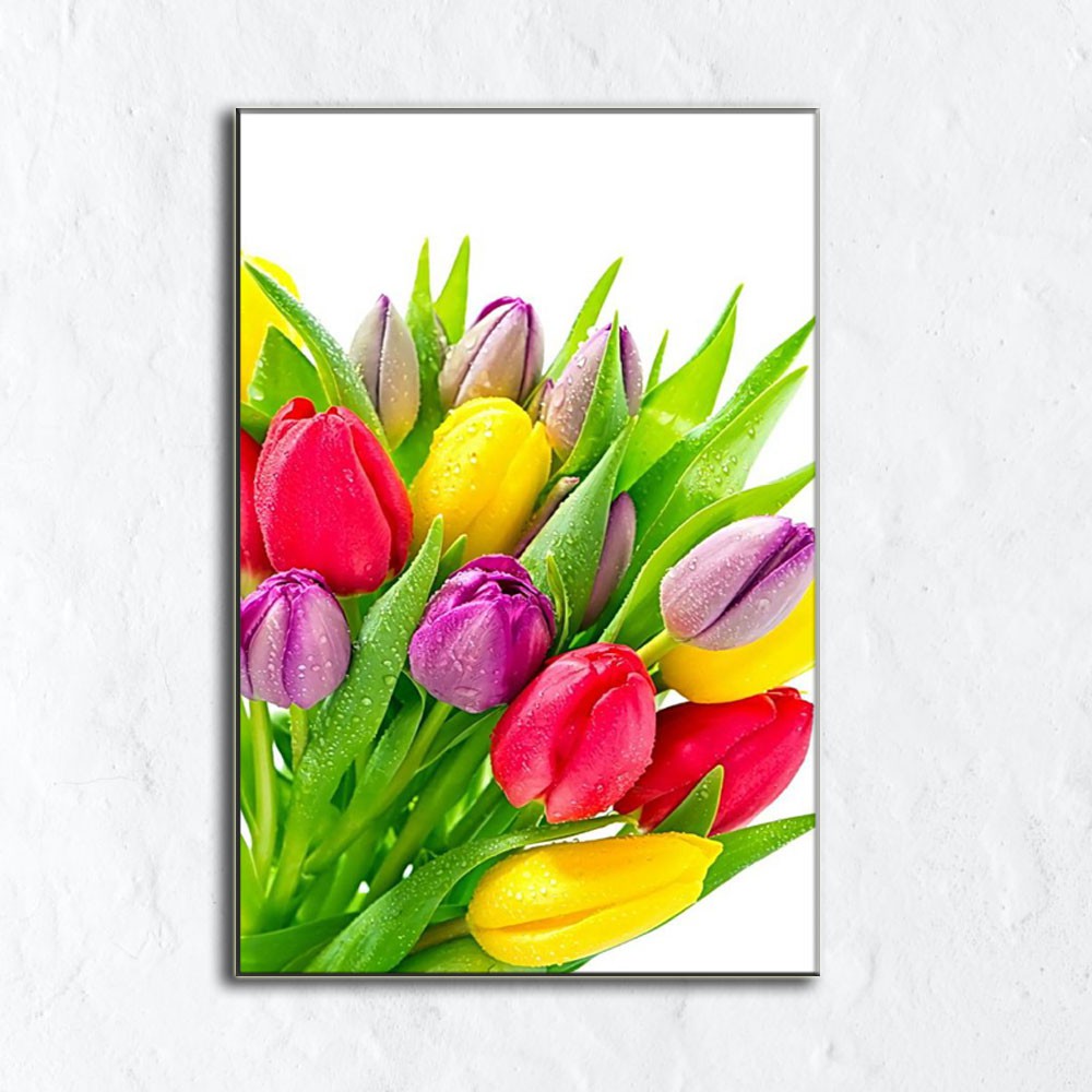 Download Gambar Hiasan Dinding Bunga Tulip Nomer 32