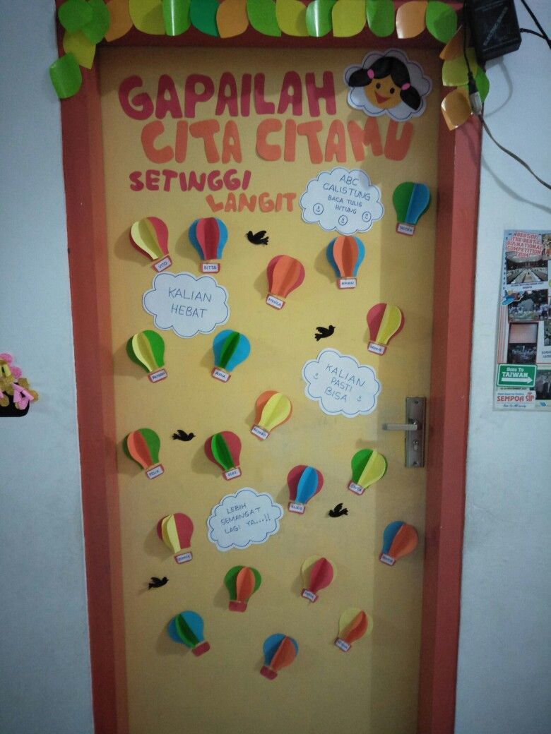 Gambar Hiasan Pintu Kelas Tk - KibrisPDR