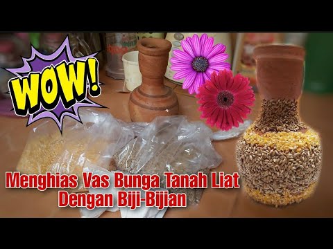 Detail Gambar Hiasan Vas Bunga Dari Biji Bijian Nomer 39