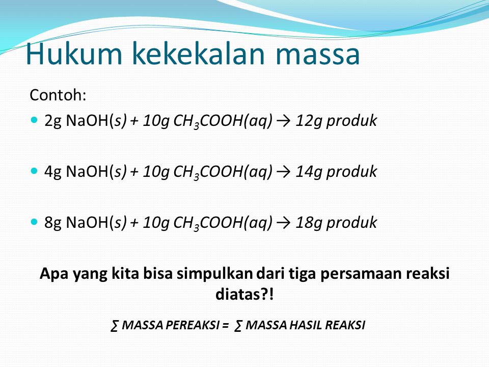 Detail Gambar Hukum Kekekalan Massa Nomer 27