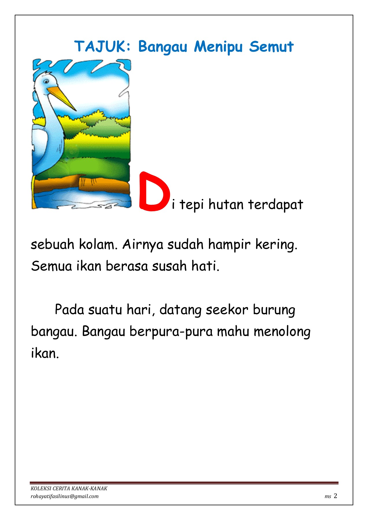 Detail Gambar Ikan Buku Kanak Kanak Nomer 6