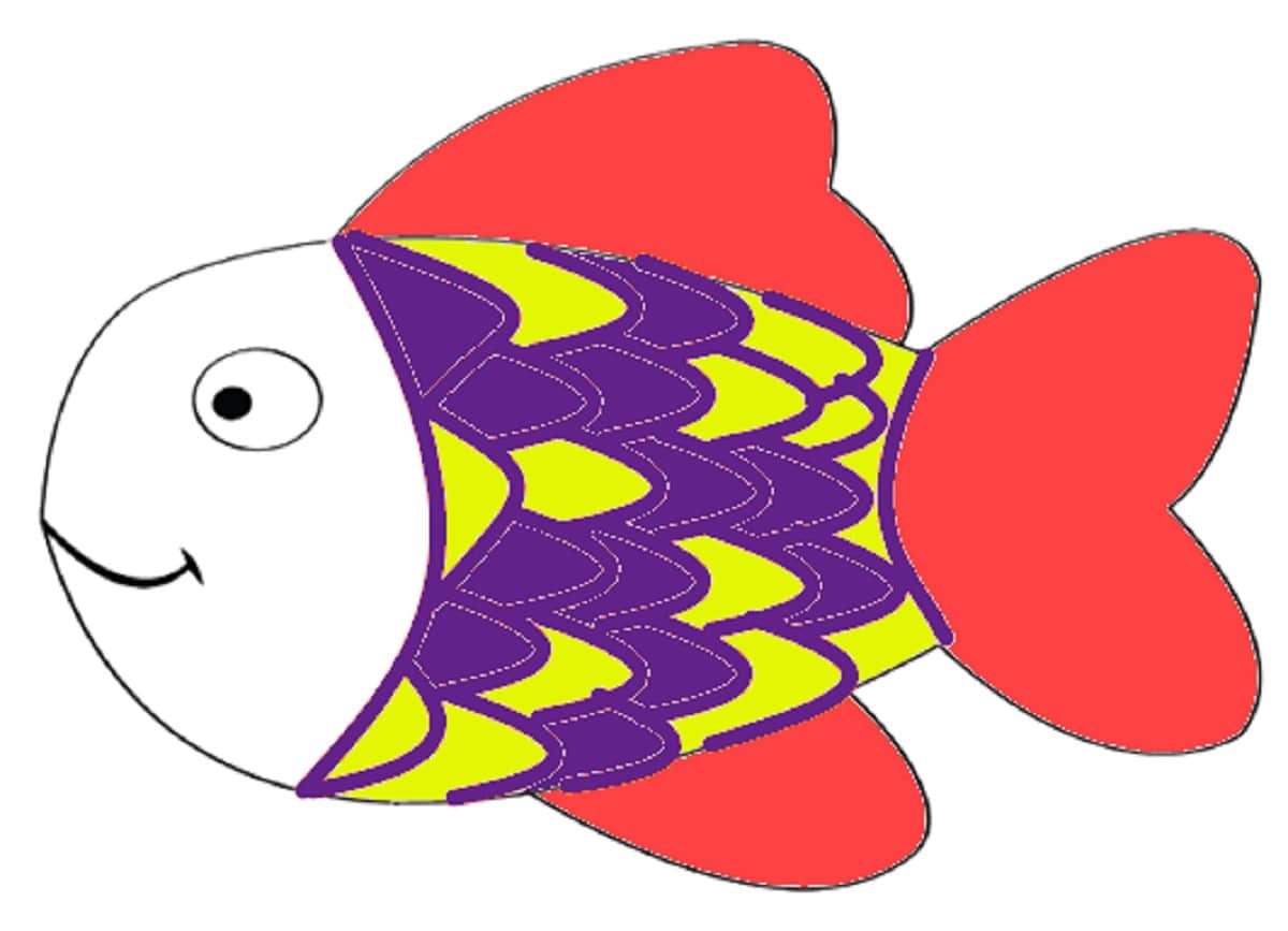 Detail Gambar Ikan Untuk D Warnai Nomer 46