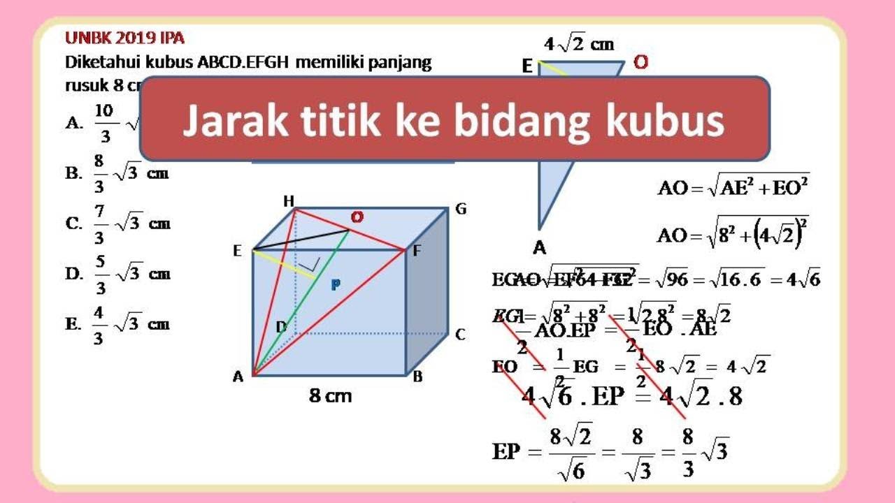 Detail Gambar Jarak Titik Ke Bidang Nomer 10