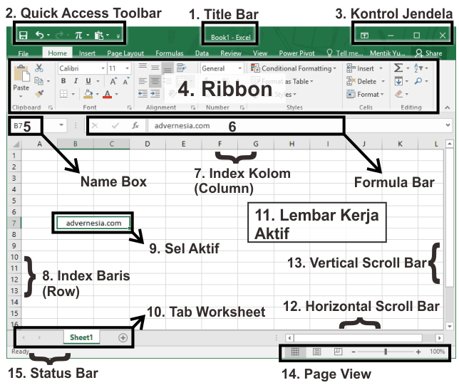 Detail Gambar Jendela Utama Ms Excel 2007 Nomer 6