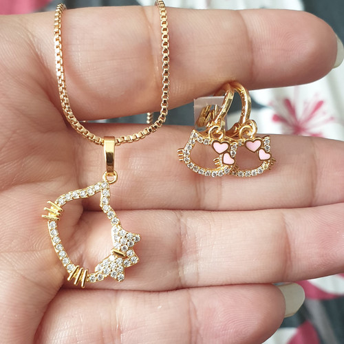 Detail Gambar Kalung Hello Kitty Nomer 40