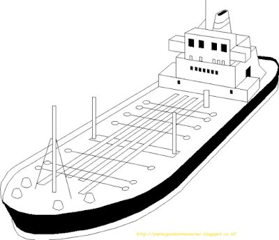 Detail Gambar Kapal Putih Untuk Diwarnai Nomer 2