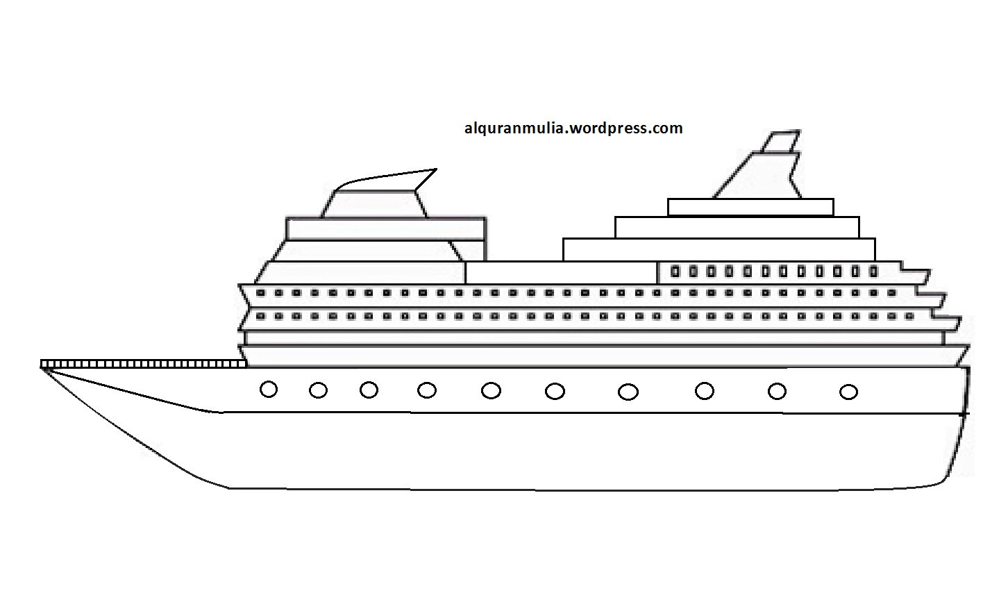 Detail Gambar Kapal Putih Untuk Diwarnai Nomer 9