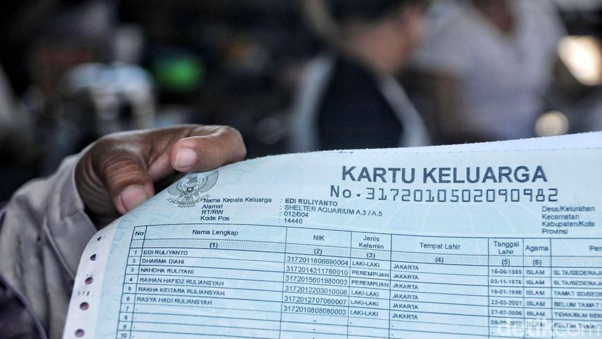 Detail Gambar Kartu Keluarga Yang Jelas Nomer 22