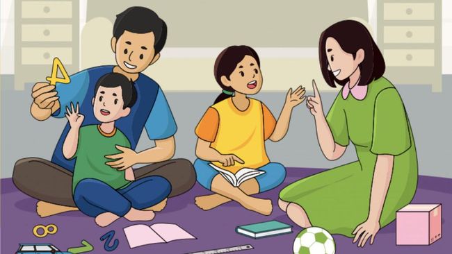 Detail Gambar Kartun Hak Anak Mendapatkan Perhatian Dari Orang Tua Nomer 34