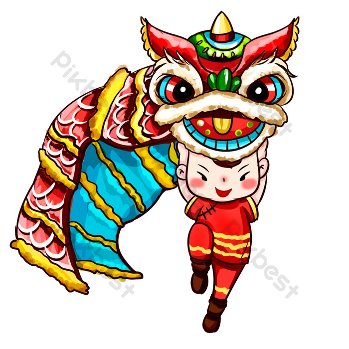 Detail Gambar Kartun Manusia Gif Barongsai Nomer 2