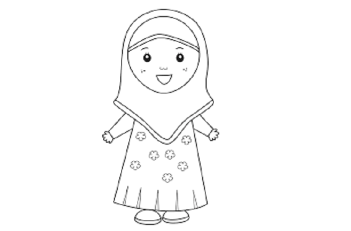 Detail Gambar Kartun Muslim Untuk Menggambar Nomer 2