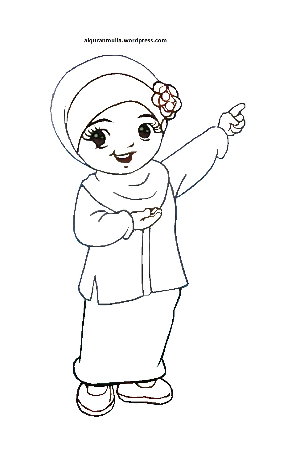 Detail Gambar Kartun Muslim Untuk Menggambar Nomer 31