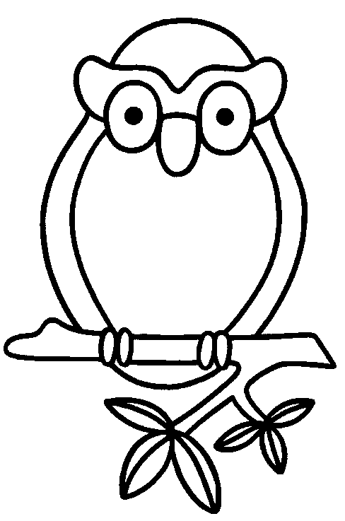 Gambar Kartun Owl Untuk Diwarnai - KibrisPDR