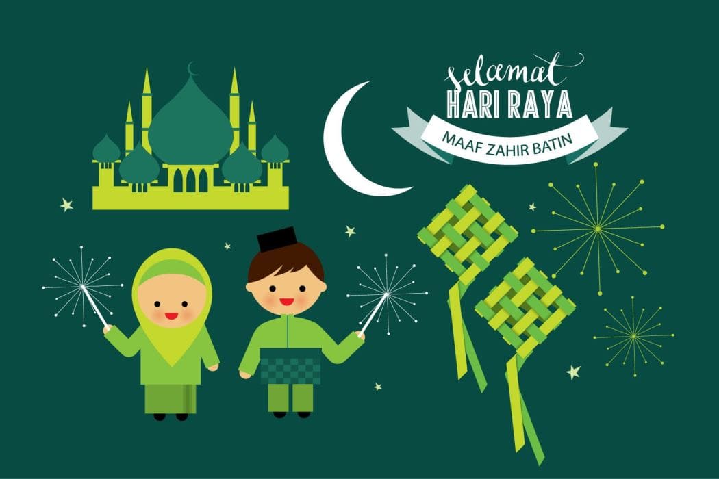 Detail Gambar Kartun Ucapan Selamat Hari Raya Idul Fitri Nomer 6