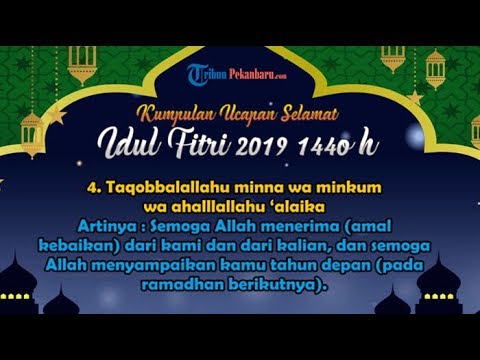 Download Gambar Kata Ucapan Hari Raya Idul Fitri 2019 Nomer 14