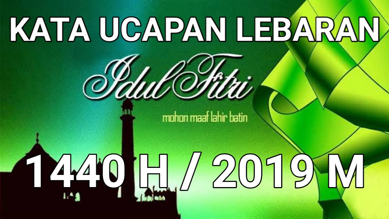 Detail Gambar Kata Ucapan Hari Raya Idul Fitri 2019 Nomer 20