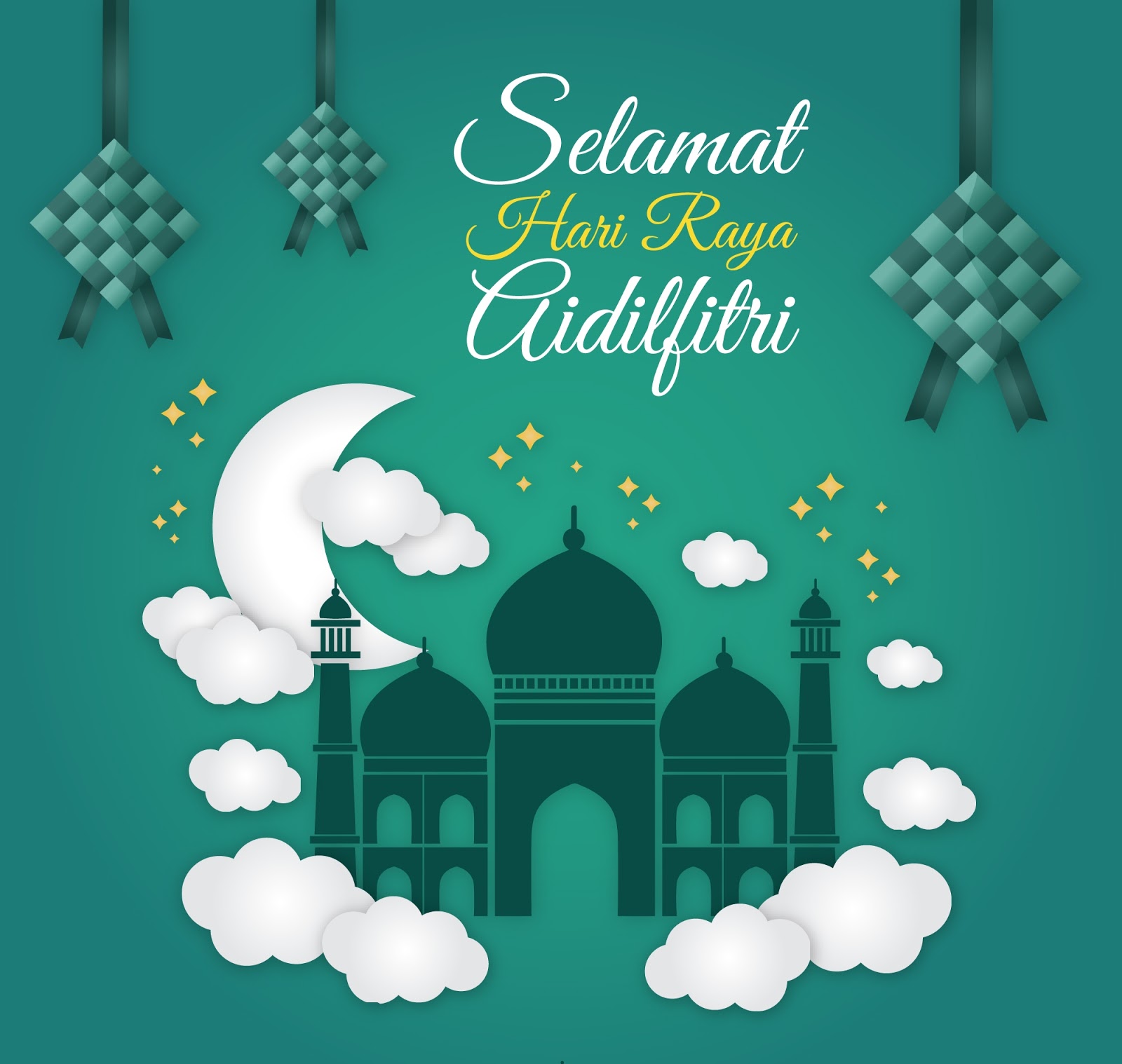 Detail Gambar Kata Ucapan Hari Raya Idul Fitri 2019 Nomer 54