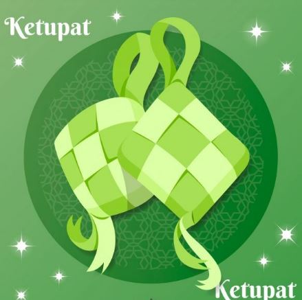 Detail Gambar Ketupat Gambar Kartu Ucapan Lebaran Nomer 53