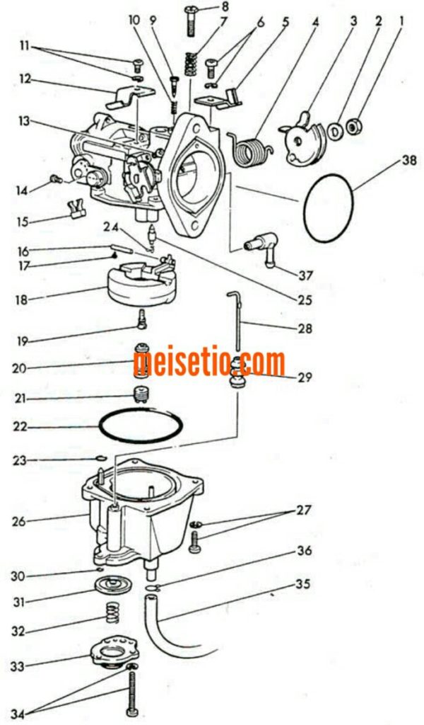 Detail Gambar Komponen Karburator Motor Dan Fungsinya Nomer 21