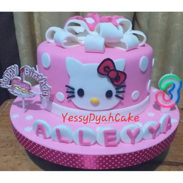 Detail Gambar Kue Tart Hello Kitty Nomer 29