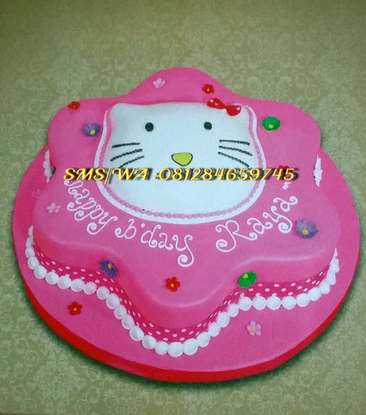 Detail Gambar Kue Tart Hello Kitty Nomer 36