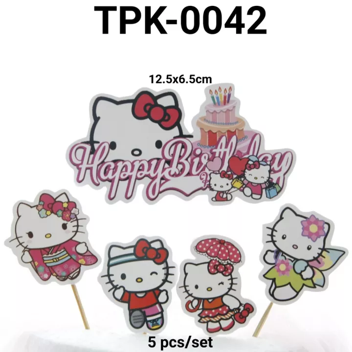 Detail Gambar Kue Tart Hello Kitty Nomer 51
