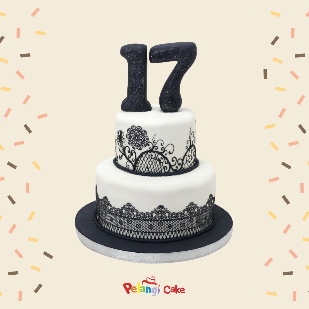 Detail Gambar Kue Ultah 17 Tahun Nomer 9