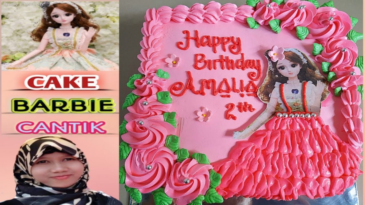 Detail Gambar Kue Ultah Barbie Buttercream Nomer 39