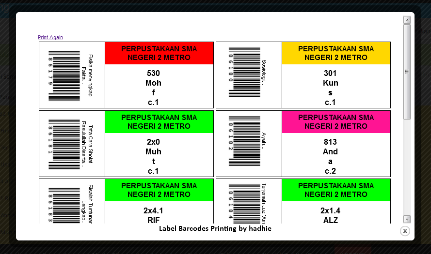 Detail Gambar Label Buku Perpustakaan Nomer 31