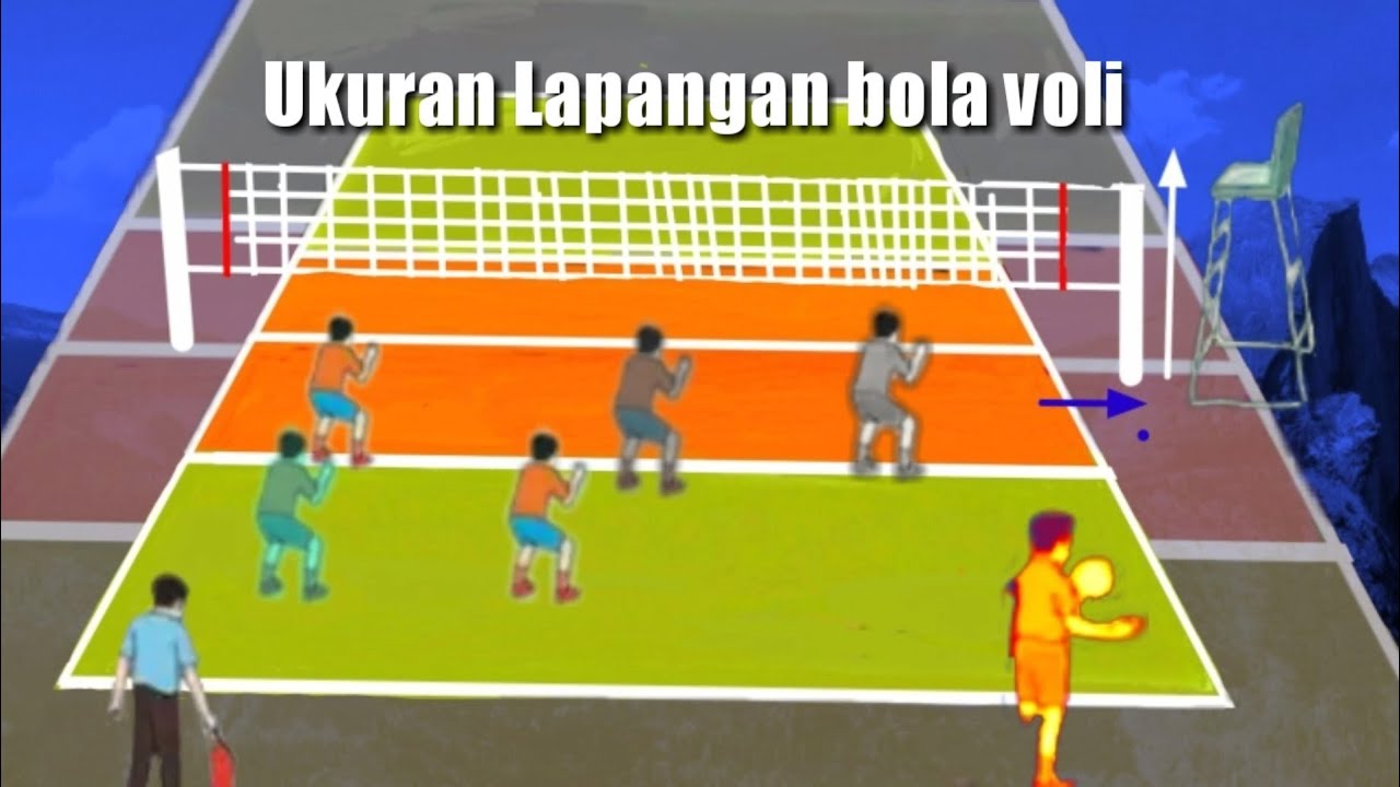 Detail Gambar Lapangan Bola Voli 3d Nomer 16