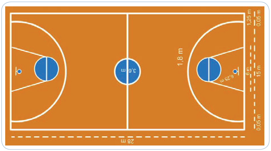 Detail Gambar Lapangan Bola Voli Dengan Ukurannya Teknik Dasar Bermain Basket Nomer 3