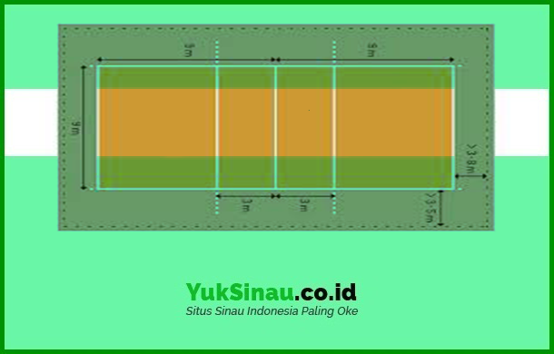 Detail Gambar Lapangan Bola Voli Yang Mudah Digambar Nomer 53