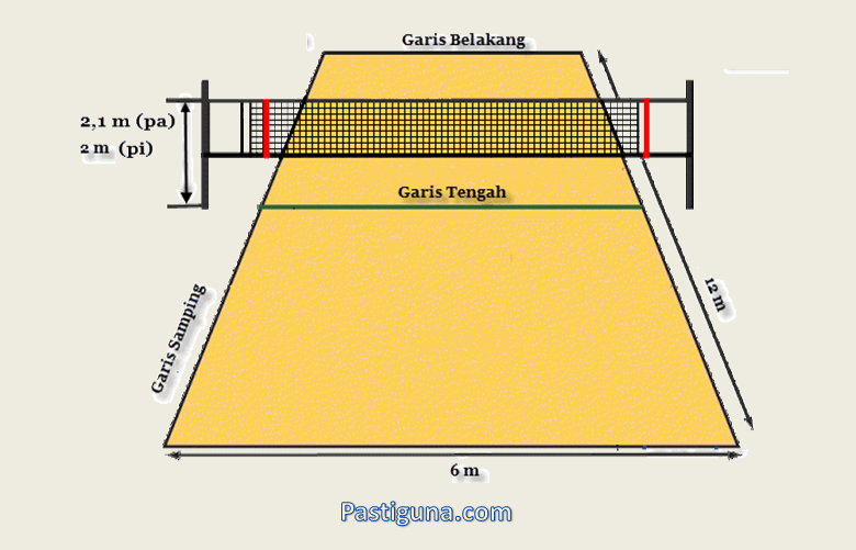 Detail Gambar Lapangan Dan Net Bola Voli Nomer 21