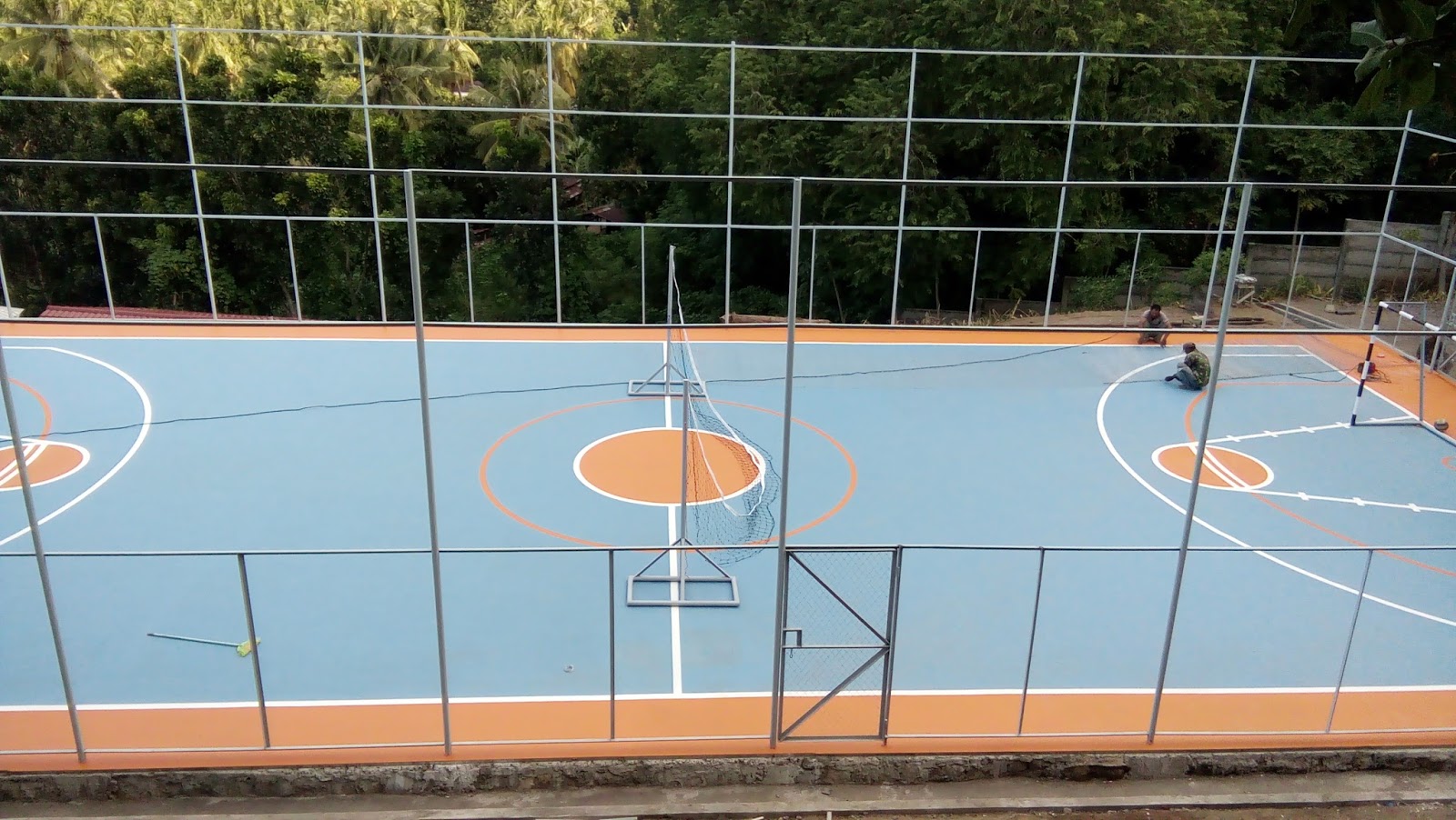 Download Gambar Lapangan Futsal Gambar Kombinasi Lapangan Futsal Dan Basket Nomer 3