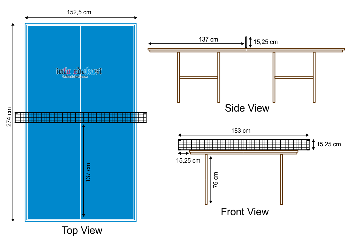 Detail Gambar Lapangan Tenis Meja Lengkap Nomer 2