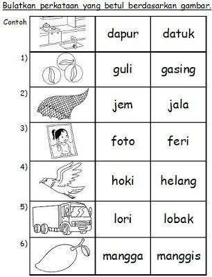 Gambar Latihan Bahasa - KibrisPDR