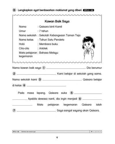 Detail Gambar Latihan Bahasa Nomer 4